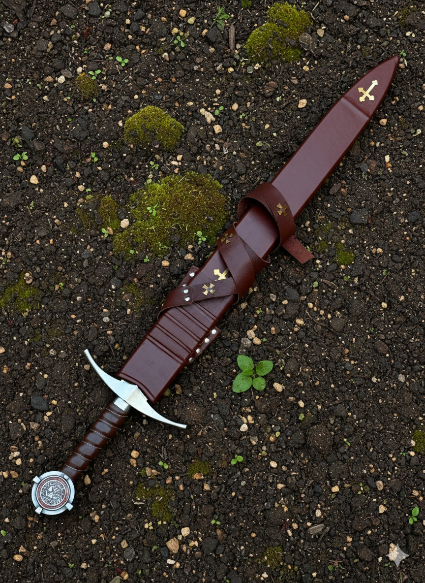 Accolade Sword Replica | Medieval Knight Sword | Stainless Steel Blade with Display Plaque | Decorative Collectible Gift