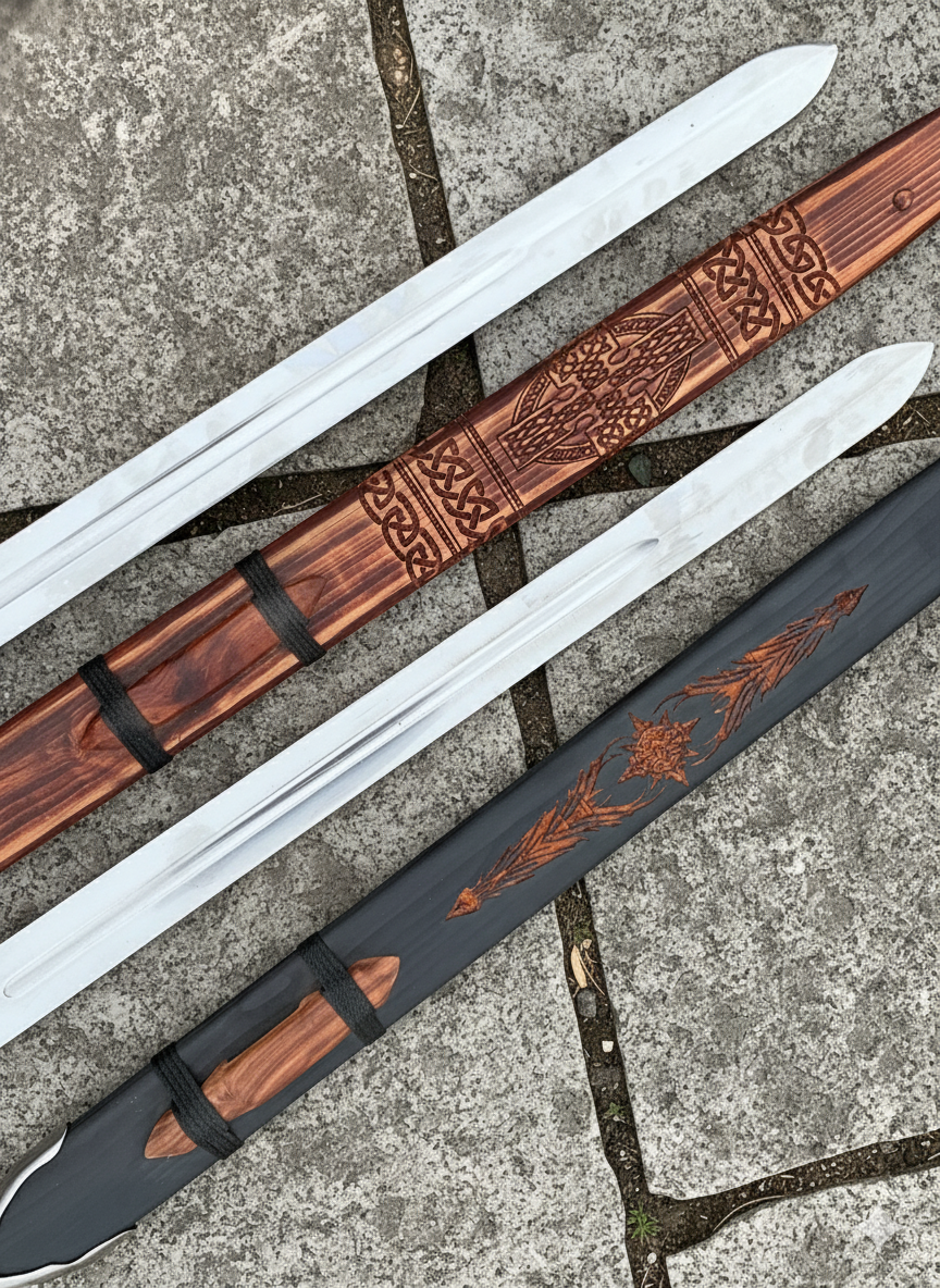 Handcrafted Medieval Longsword – Stainless Steel Fantasy Blade for Display or Cosplay