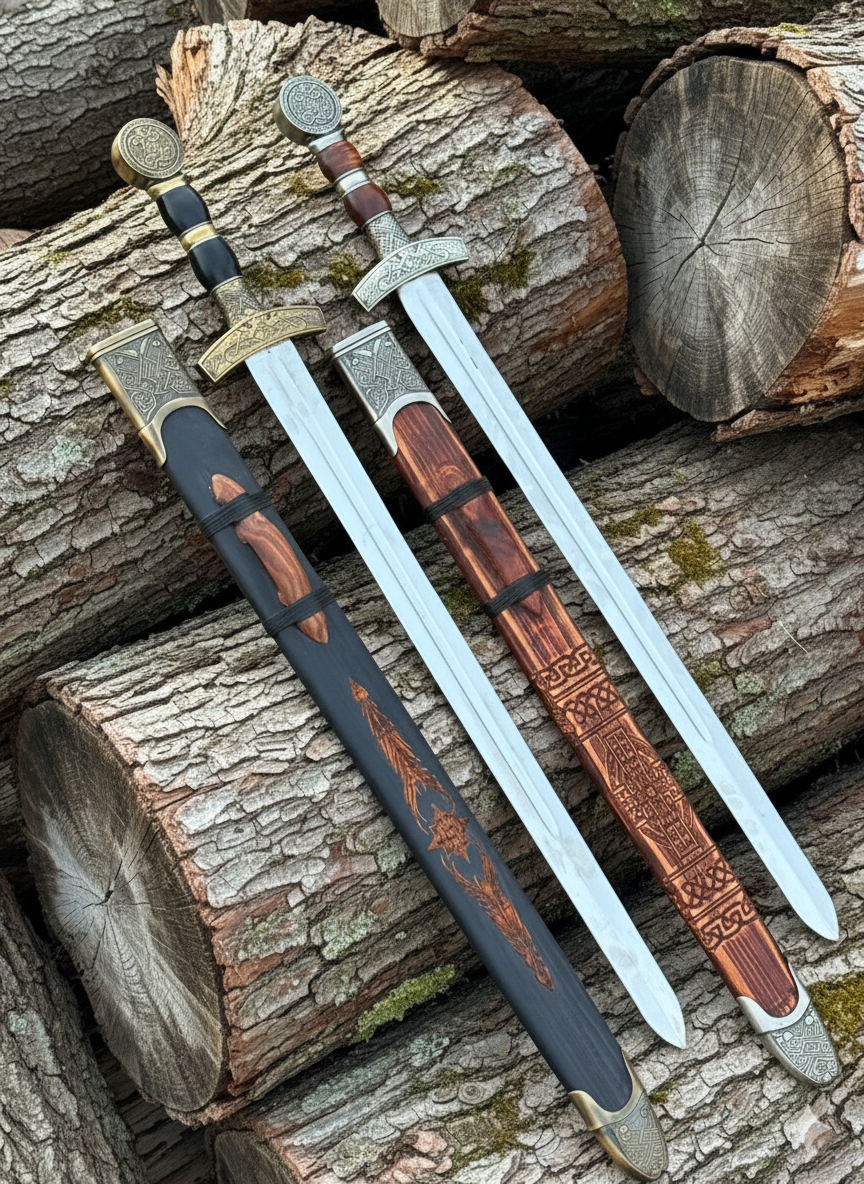 Handcrafted Medieval Longsword – Stainless Steel Fantasy Blade for Display or Cosplay