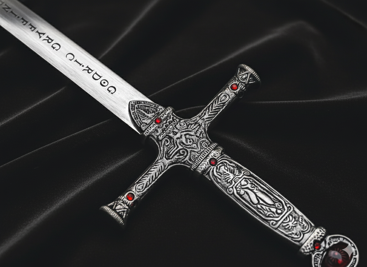 Handmade Stainless Steel Gryffindor Sword Replica | Godric-Inspired Fantasy Sword | Cosplay Prop Collectible | Unique Gift for Him | Christmas Gift