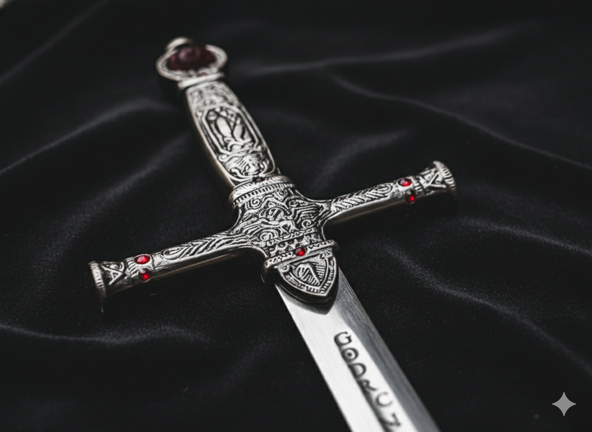 Handmade Stainless Steel Gryffindor Sword Replica | Godric-Inspired Fantasy Sword | Cosplay Prop Collectible | Unique Gift for Him | Christmas Gift