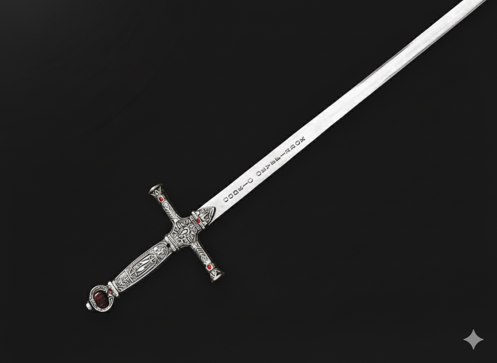 Handmade Stainless Steel Gryffindor Sword Replica | Godric-Inspired Fantasy Sword | Cosplay Prop Collectible | Unique Gift for Him | Christmas Gift