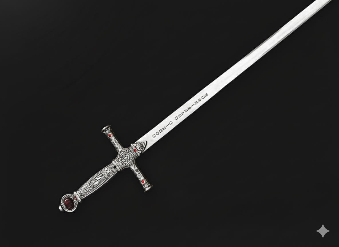 Handmade Stainless Steel Gryffindor Sword Replica | Godric-Inspired Fantasy Sword | Cosplay Prop Collectible | Unique Gift for Him | Christmas Gift