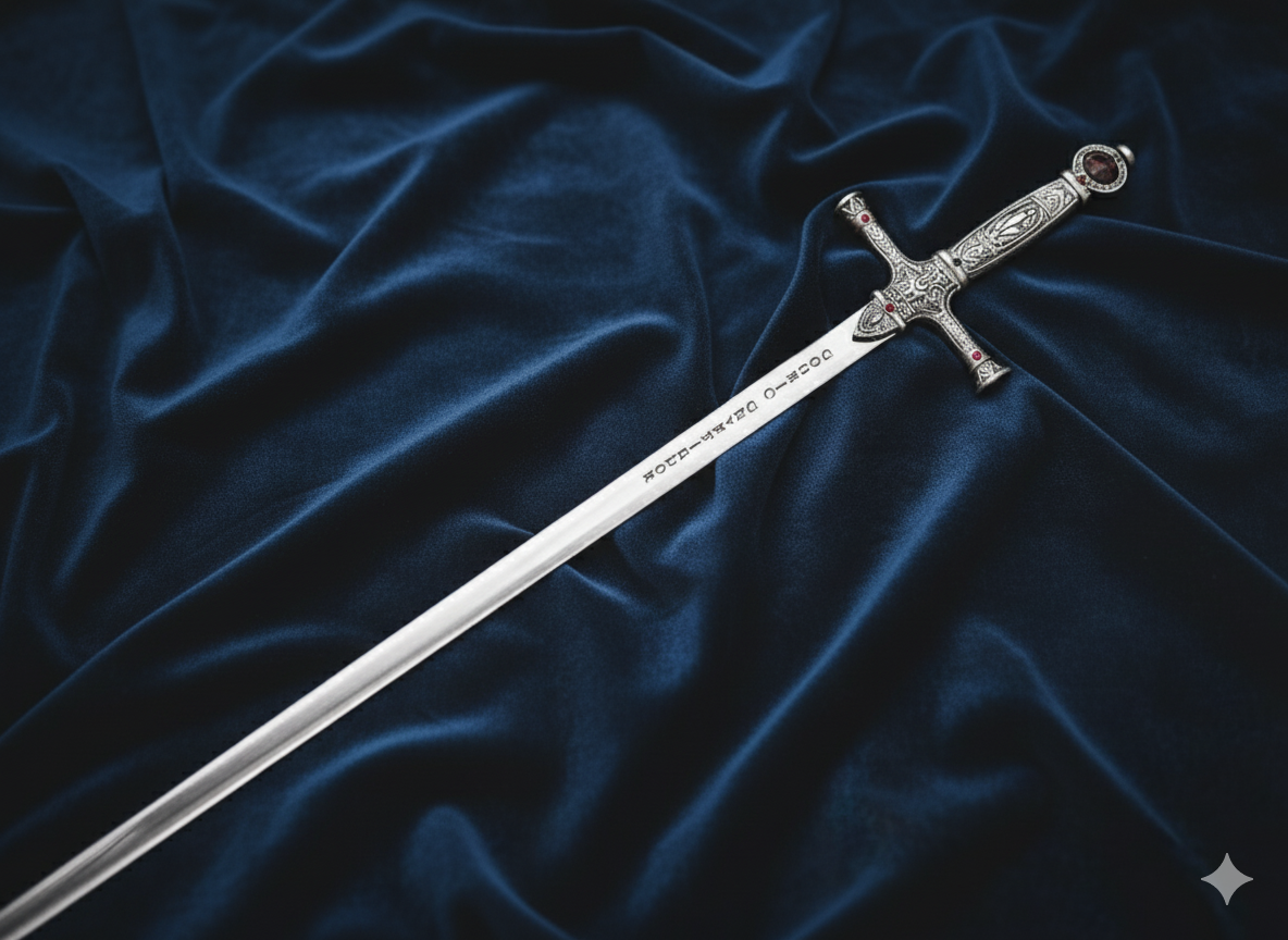 Handmade Stainless Steel Gryffindor Sword Replica | Godric-Inspired Fantasy Sword | Cosplay Prop Collectible | Unique Gift for Him | Christmas Gift